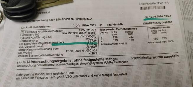 Kia Picanto 1,0 69 KM 74 tys.km/Klimatyzacja/Bezwypadkowy Szczecin - zdjęcie 10