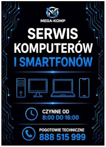 Serwis Komputerów Laptopów Telefonów i Konsol Mega-Komp Wodzisław Śląski - zdjęcie 1