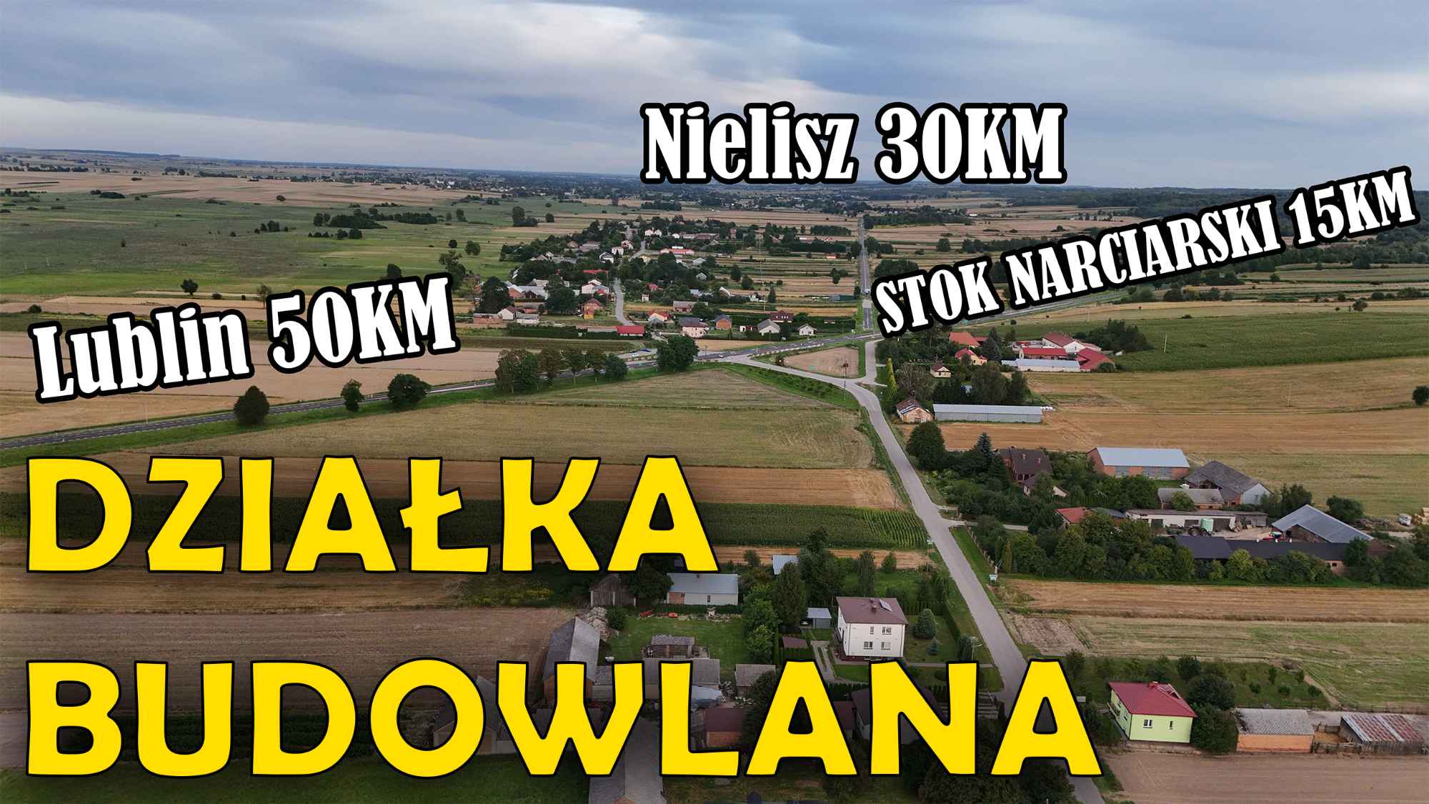 Tarnawa Duża – ponad 60 arów przy asfalcie, z warunkami na prąd i wodę Turobin - zdjęcie 1