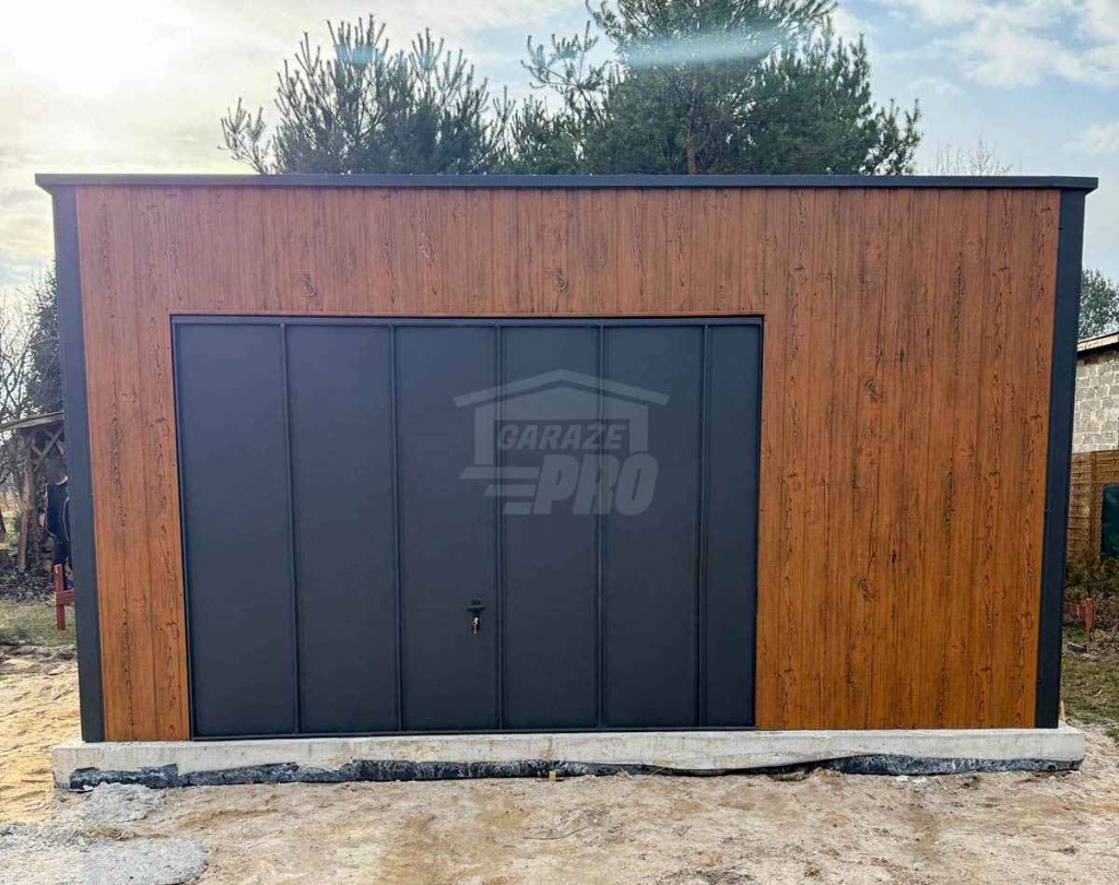 Garaż blaszany 5x6 m  brama drzwi 2x okno blacha na rąbek  GP727 Brzesko - zdjęcie 4
