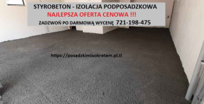 Styrobeton izolacje podłogowe pod posadzkę betonową Grodzisk Mazowiecki - zdjęcie 5