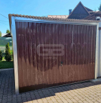 Garaż blaszany 3x5m - wolnostojący - brama uchylna - ciemny brąz GB149 Płock - zdjęcie 3