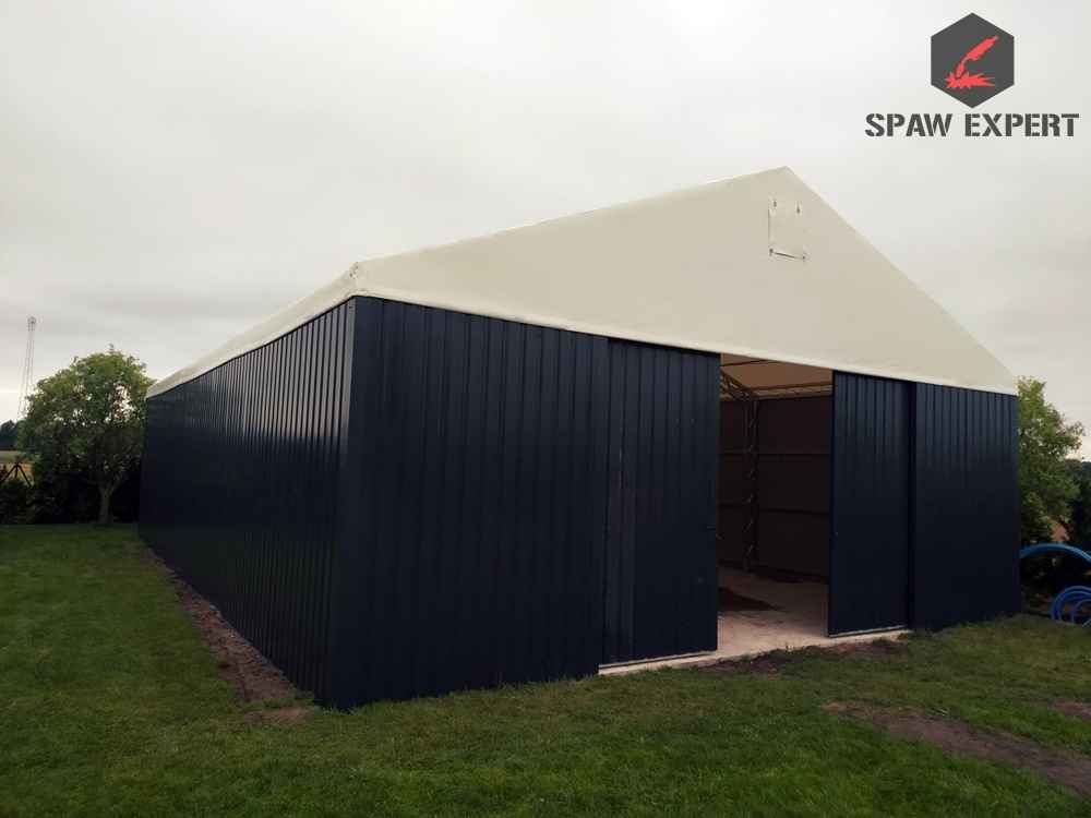 Hale namiotowe/magazyny całoroczne solidne konstrukcje stalowe Łódź - zdjęcie 2