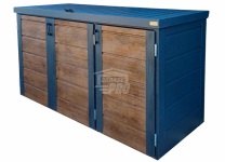 Zabudowa koszy na śmieci wiata obudowa 207x80x120 cm 3x240L GP512