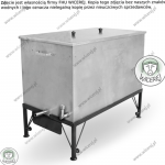 Topiarka parowa na 20/28 ramek Dadant/Wielkopolska Maxi Nierdzewna