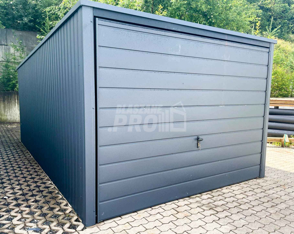 Garaż blaszany 3x6 Brama uchylna  spad w tył GP192 Kalisz - zdjęcie 8