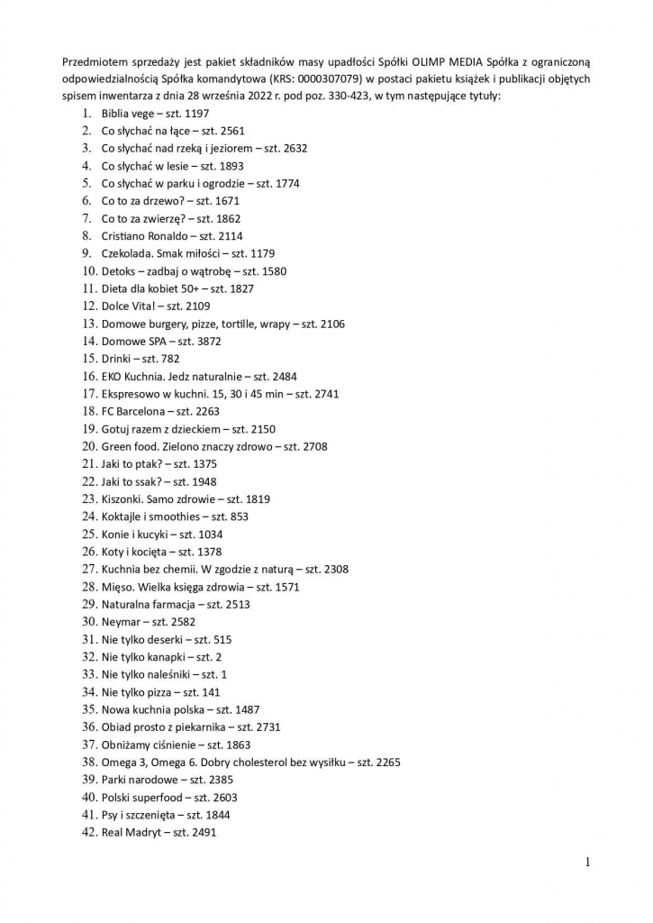 Sprzedaż pakietu książek i publikacji Stare Miasto - zdjęcie 1