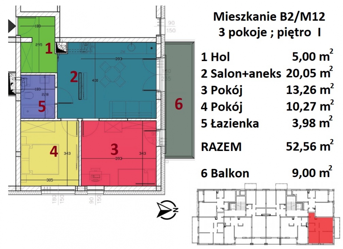 Nowe mieszkania - Rzeszów - Drabinianka - 51,94m2 - 1 Rzeszów - zdjęcie 5
