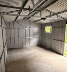 Garaż blaszany 4x6 brama okno drzwi blacha na rąbek rynny TS1188 Cieszyn - zdjęcie 7