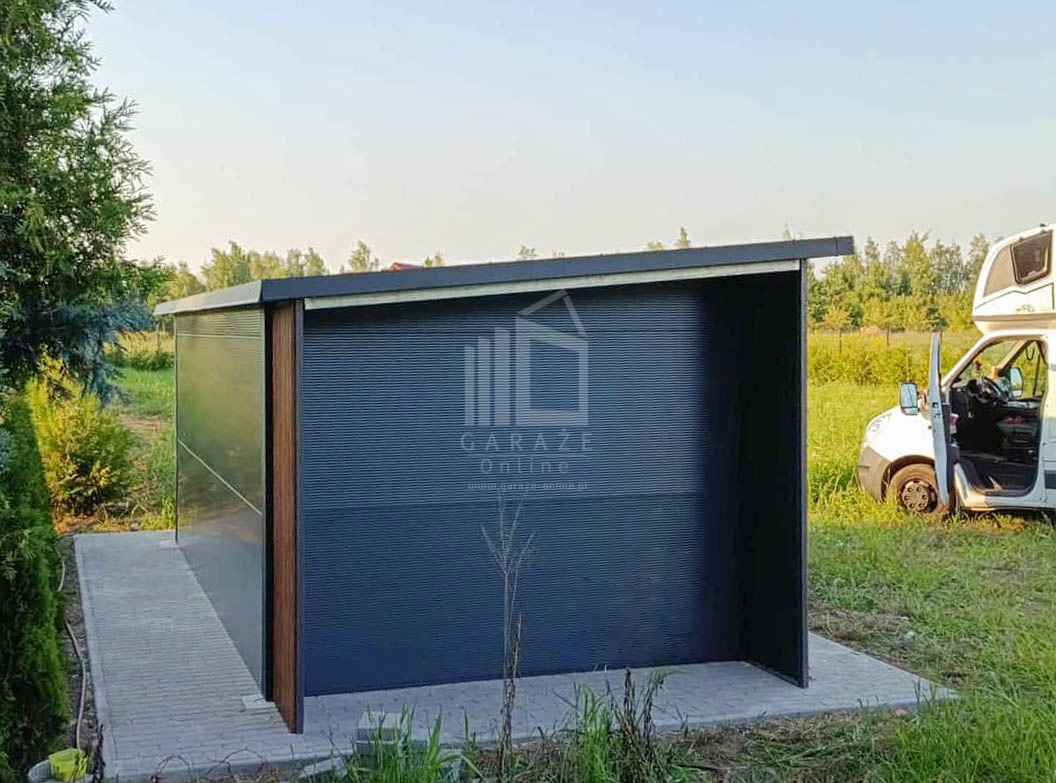 Garaż ocieplany z płyty warstwowej 5,5x3m wiata 1m  ID1170 Śródmieście - zdjęcie 3
