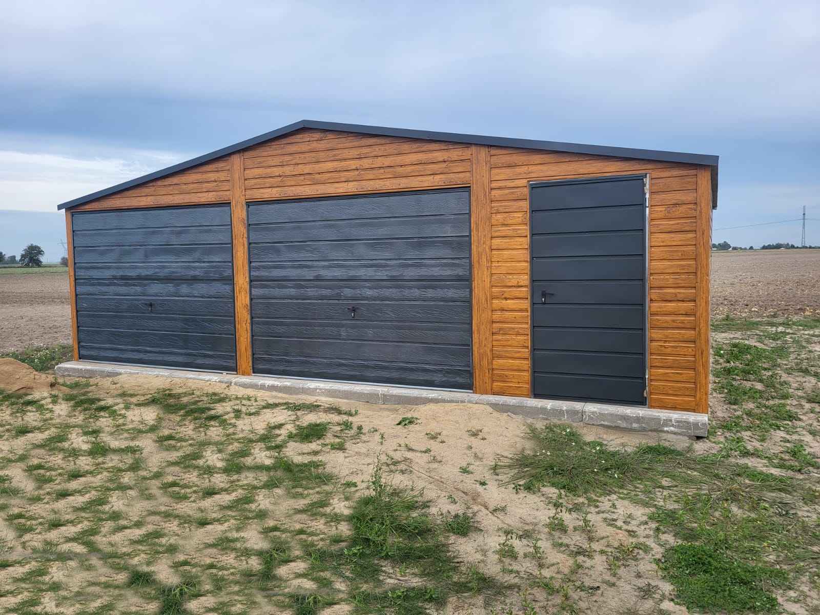 Garaż Blaszany 8x6 dwustanowiskowy drewnopodobny FILC GRATIS Śródmieście - zdjęcie 2