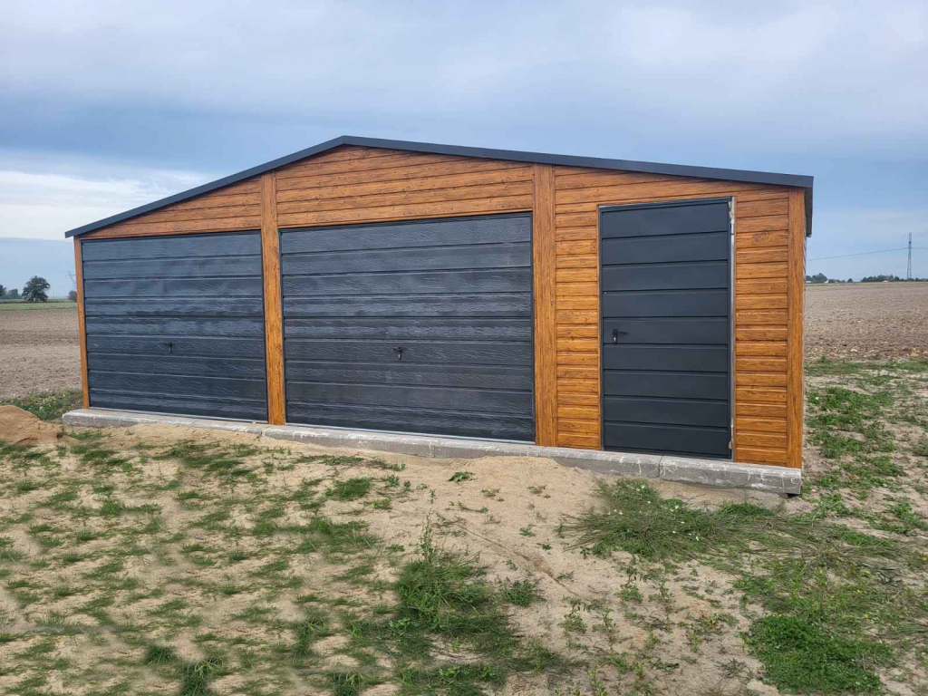 Garaż Blaszany 8x6 dwustanowiskowy drewnopodobny FILC GRATIS Śródmieście - zdjęcie 2