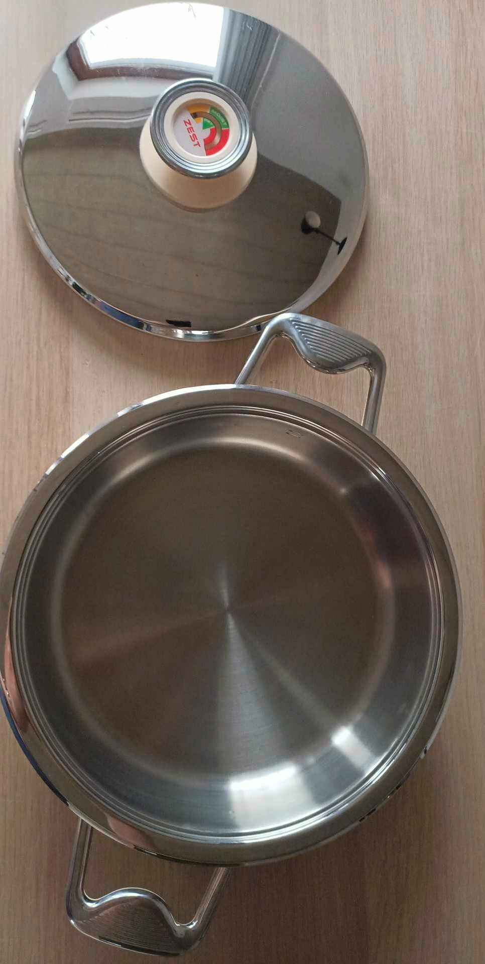 NOWA Patelnia ZEST ZEPTER naczynie z pokrywką 24cm 2,5 litra indukcja- Śródmieście - zdjęcie 8