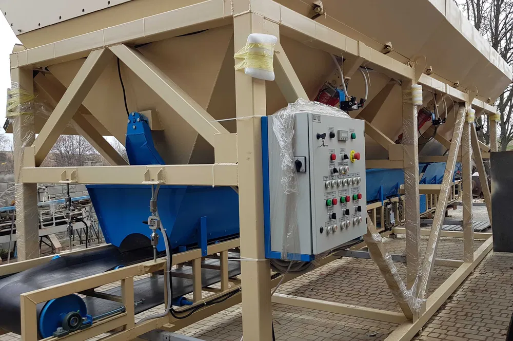 Kosz zasypowy dozujący kruszywo ADM-1500, Zespół ważąco dozujący Rembertów - zdjęcie 2