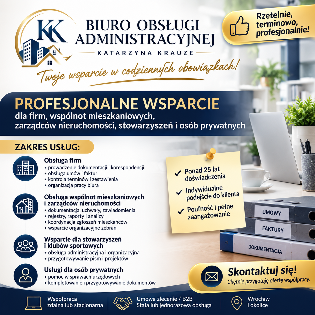 Wirtualna Asystentka | Biuro Obsługi Administracyjnej Fabryczna - zdjęcie 1