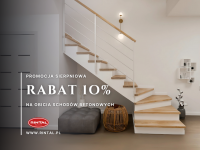 Sierpniowa promocja – obicia schodów z rabatem 10%!