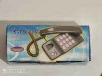 OKAZJA! ANTYK! Stacjonarny przewodowy telefon AMACOM AMC-20