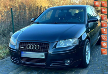 Audi A3 8P 2.0 TDI 140KM S line Sportpaket plus Bose Xenon #Zamiana#
