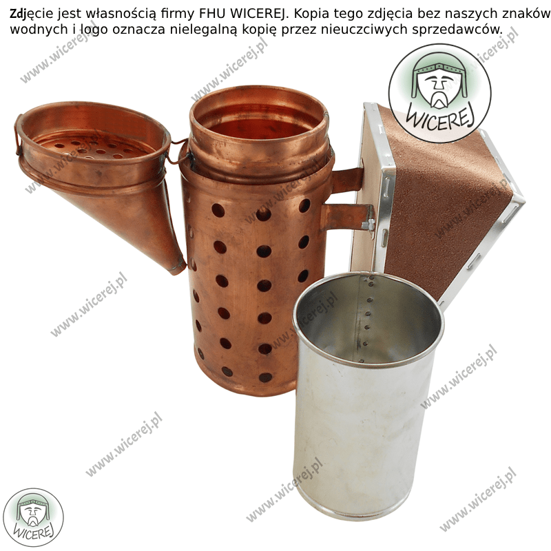 Podkurzacz Solidny Premium Miedziany z Wkładem i z Chłodnicą Odymiacz Jaśliska - zdjęcie 9