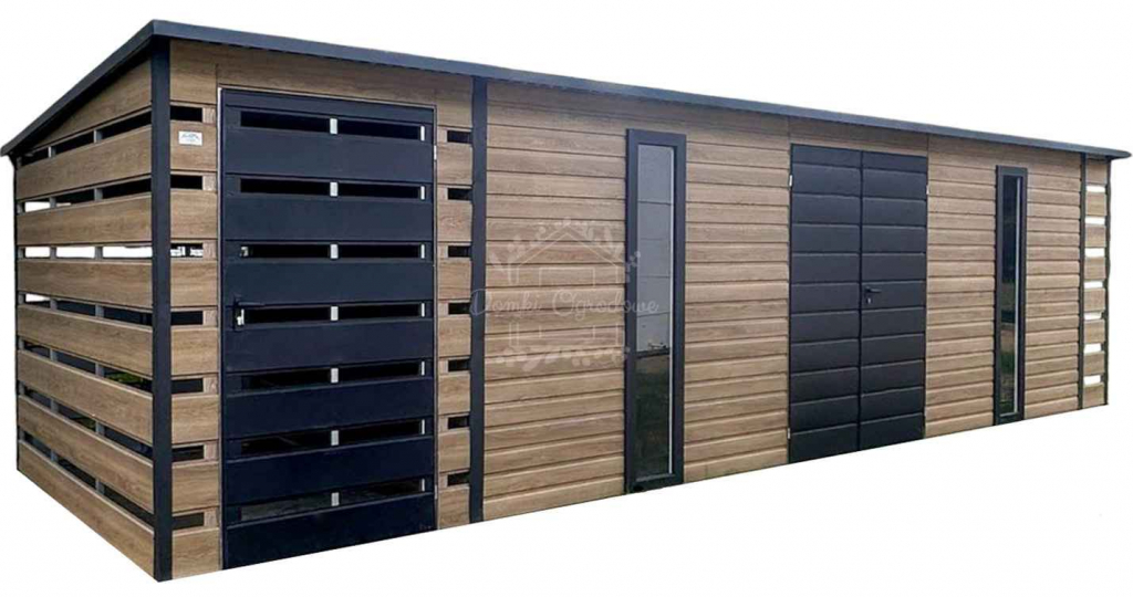 Schowek - domek ogrodowy 6x2,5m  winchester - drewnopodobny ID1057 Gryfice - zdjęcie 1