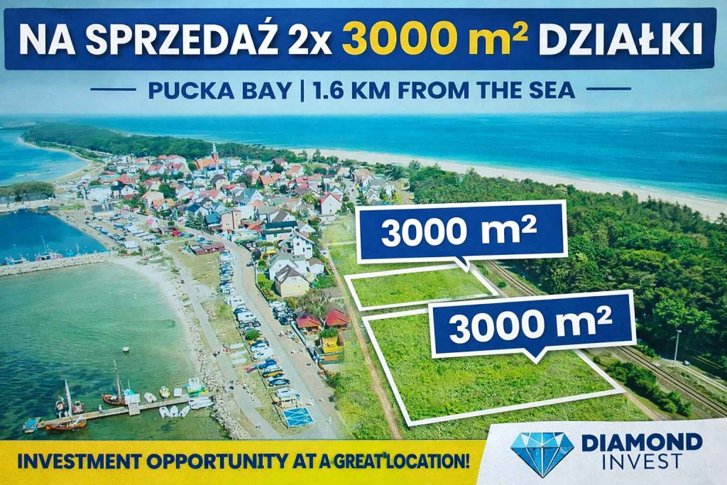 Działki inwest 1,6 km do Zatoka Pucka Hel Swarzewo - zdjęcie 1