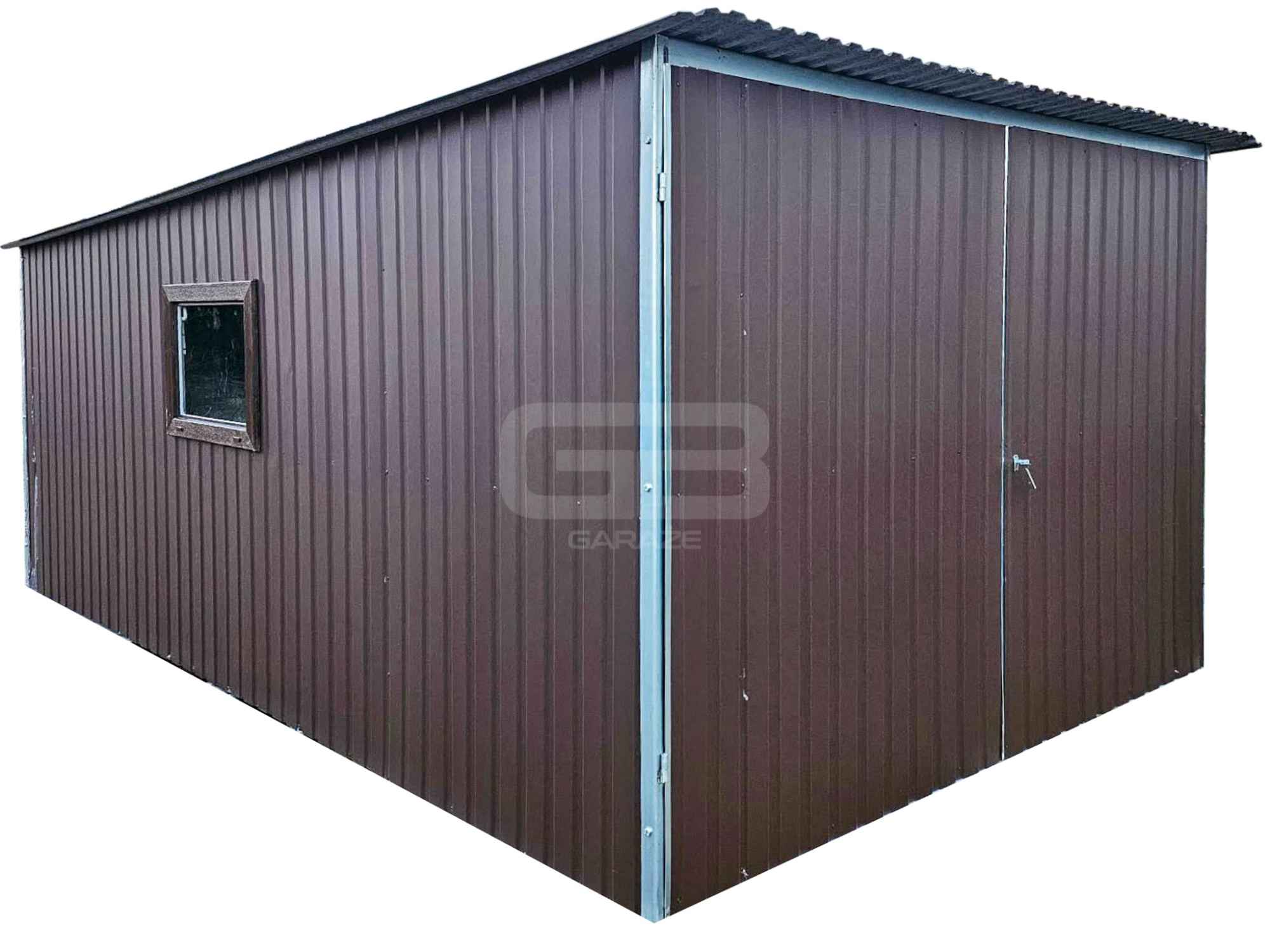 Garaż blaszany 3x4m - wolnostojący - brama dwuskrzydłowa - okno GB137 Gorzów Wielkopolski - zdjęcie 1