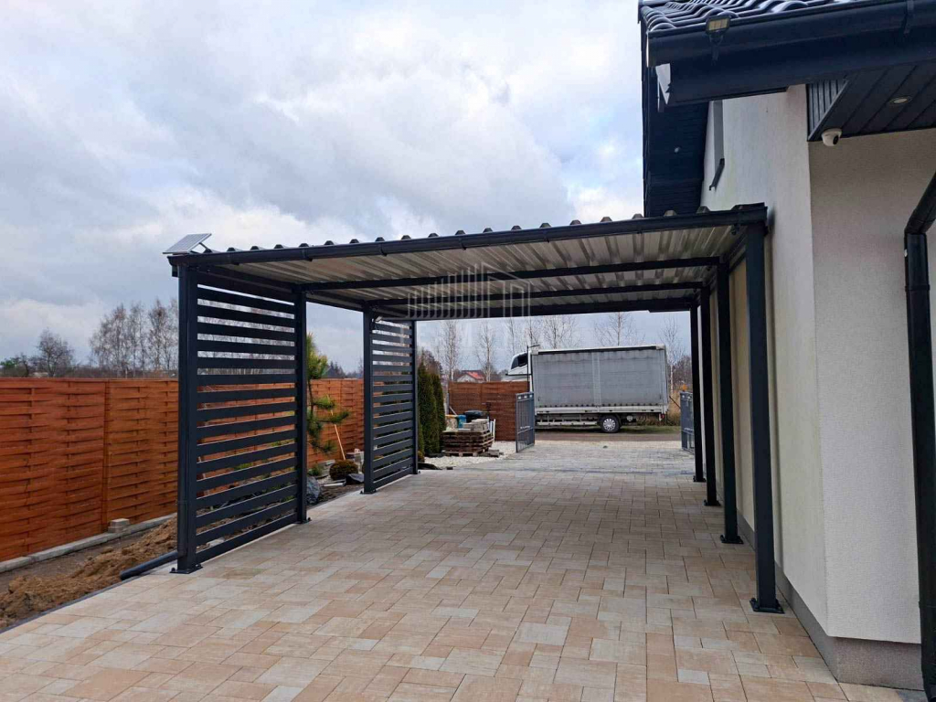 Carport PREMIUM - Wiata samochodowa 4x5m  dodatkowa zabudowa TS1227 Toruń - zdjęcie 8