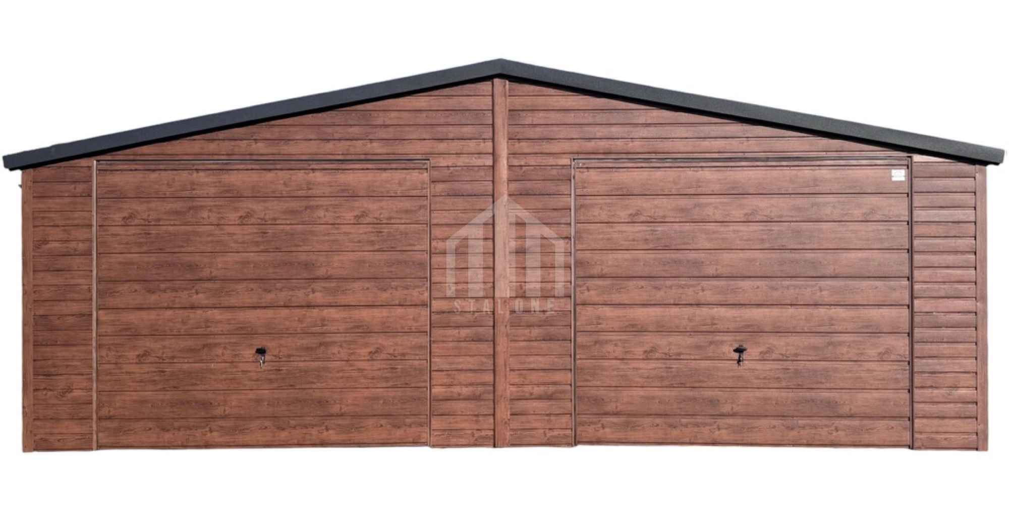 Garaż blaszany 8x6m - 2x brama uchylna - drzwi - rynny SO107 Wieliczka - zdjęcie 1