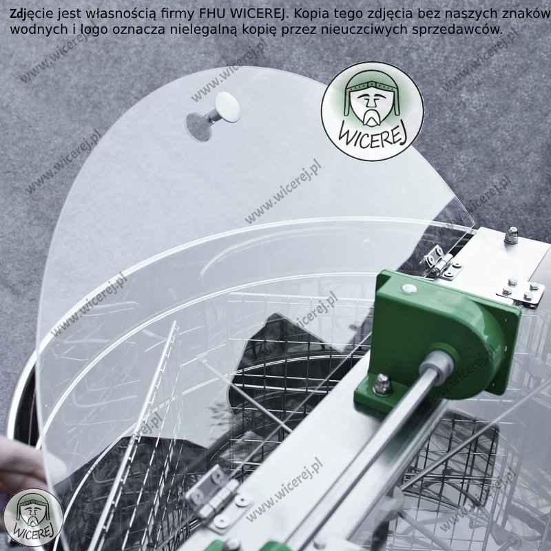 PREMIUM Miodarka 4 ramkowa Diagonalna UNIWERSALNA Ręczna Nierdzewna Jaśliska - zdjęcie 8