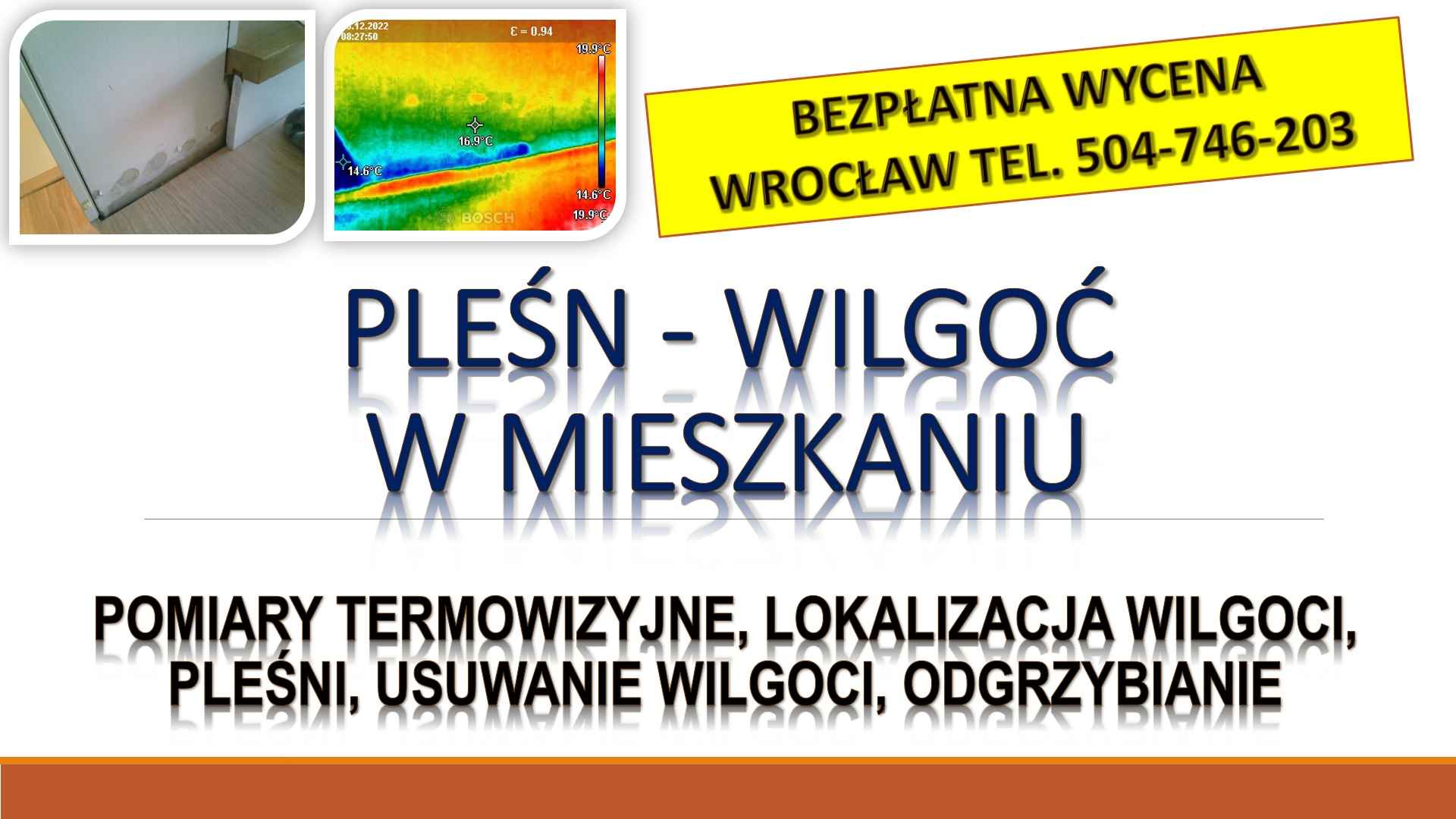 Wykrycie pleśni, t504-746-203. Wrocław, wykrywanie, pleśń, lokalizacja Psie Pole - zdjęcie 4