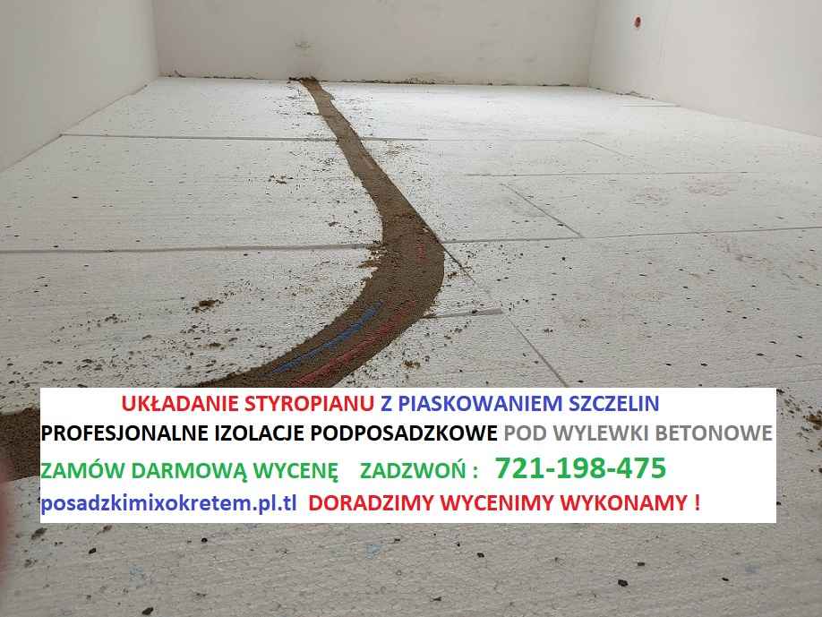 Układanie styropianu pod wylewki , izolacje ocieplenia podłóg Grodzisk Mazowiecki - zdjęcie 1