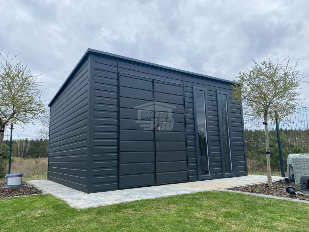Schowek Domek Ogrodowy 4,5x3 Brama 2x okno dach GP560 Września - zdjęcie 3
