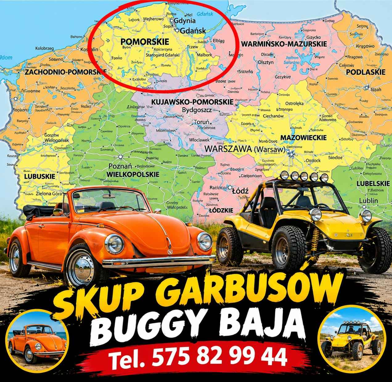 SKUP GARBUSÓW BUGGY BAJA  575 82 99 44 Gdańsk - zdjęcie 1