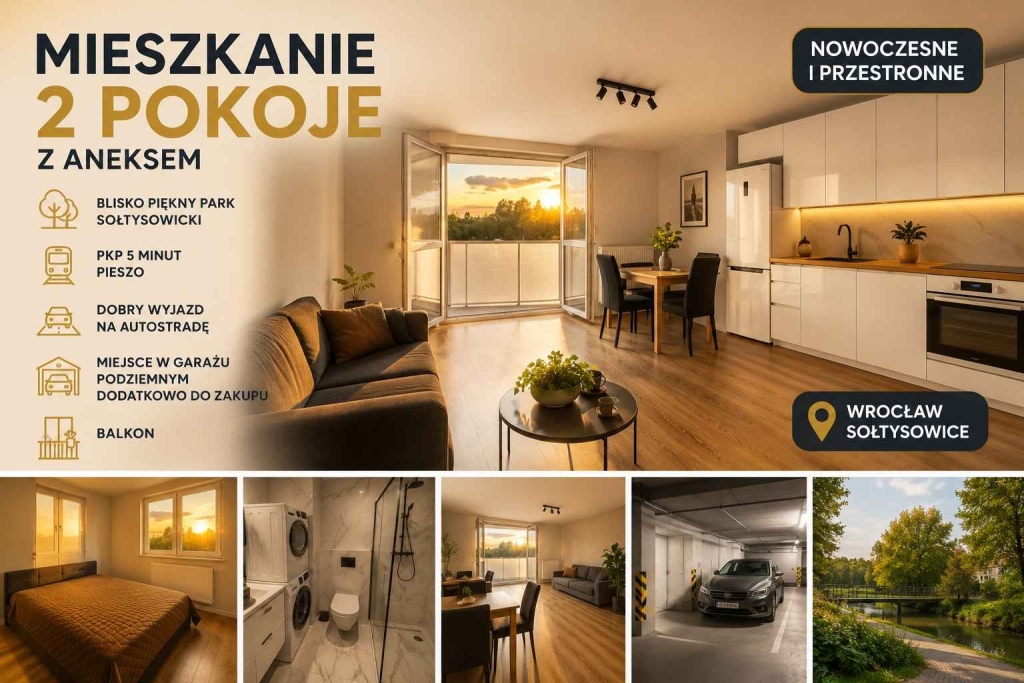 2pok, 37met, Okolice Strzeleckiej BALKON/KOMÓRKA/GARAŻ (Wrocław) Psie Pole - zdjęcie 1