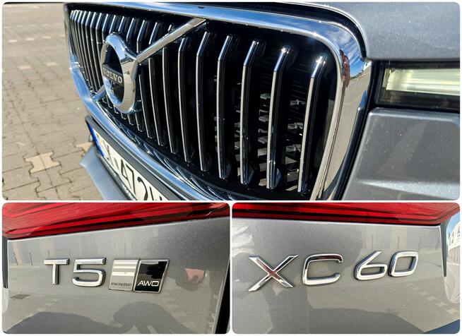 VOLVO XC60 Najwyższa wersja masaże skóra kamera 360 Inscription LED Sosnowiec - zdjęcie 12