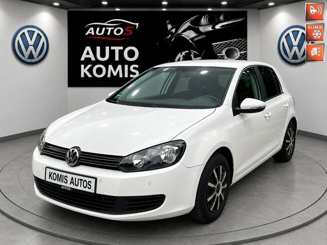 VW Golf VI 1.6MPI 102KM Comfort-Line 5Drzwi Biały 2XPDC Opłaty Zamiana Wrocław - zdjęcie 1