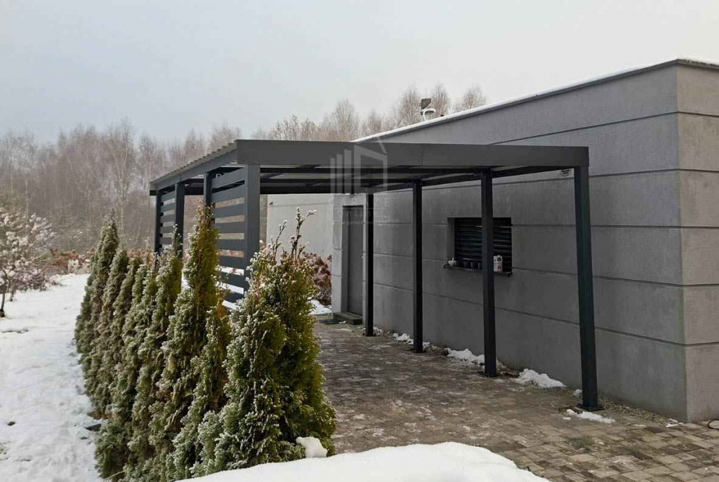 Carport PREMIUM - Wiata samochodowa 4x5  dodatkowa zabudowa ID1155 Białystok - zdjęcie 4