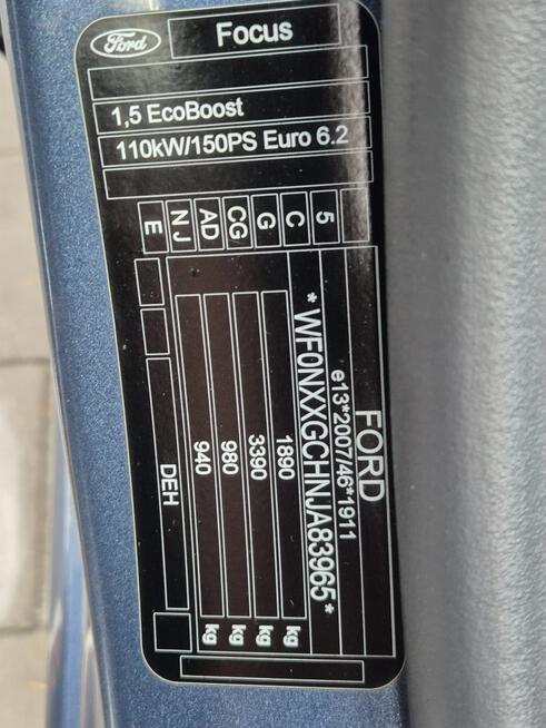 Focus 1.5 EcoBoost ST-LINE 150km NAV asist FULL LED kamera SERWIS 2019 Tychy - zdjęcie 5