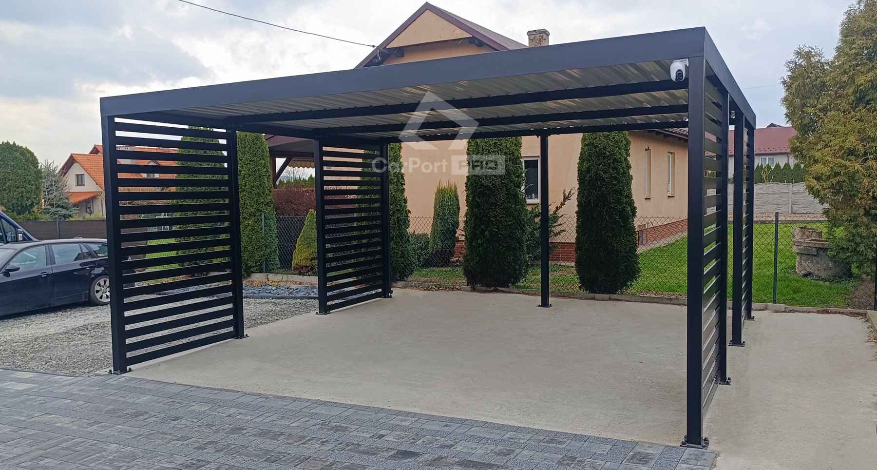 CarPort PREMIUM - wiata samochodowa 5x5 - antracyt  CP113 Przemyśl - zdjęcie 11