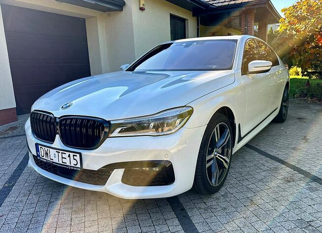 BMW 750i G12 X-Drive 450KM Lasery DVD M-Pakiet Bardzo Bogata Piękne Wrocław - zdjęcie 4