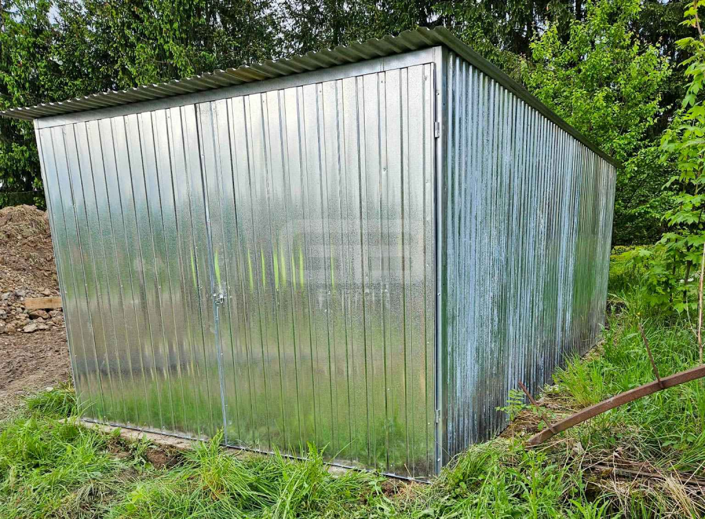 Blaszak 3×5 m II gatunek – wolnostojący – garaż na plac budowy GB105 Łomża - zdjęcie 4