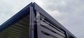 CarPort PREMIUM - wiata samochodowa 6x6 - antracyt   CP116 Widzew - zdjęcie 3