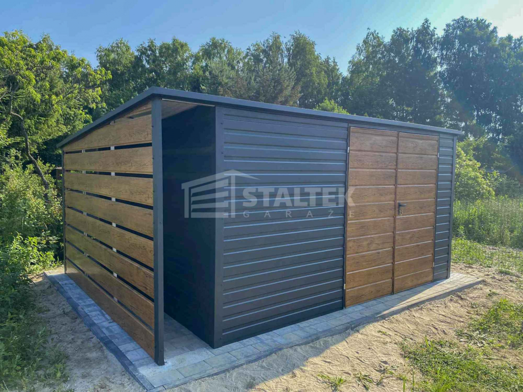 Schowek - Domek Ogrodowy 4x3 wiata 0,5x3 brama  dach  ST162 Przemyśl - zdjęcie 3