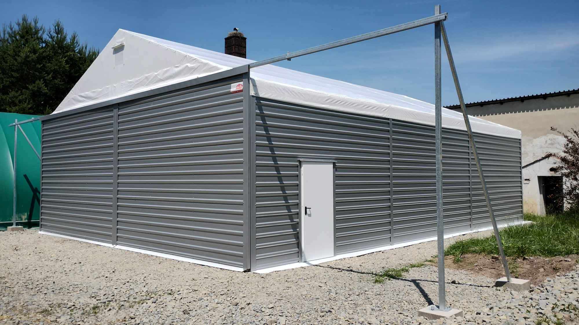 Hala namiotowa magazyn hangar rolnicza wiata garaż Konin - zdjęcie 8