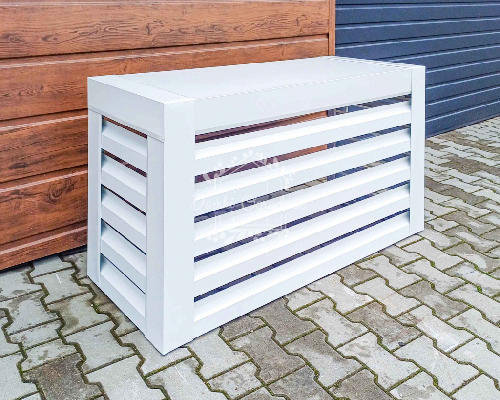 Osłona klimatyzatora 100x40x60cm Biała Zabudowa Klimatyzacji ID853 Leszno - zdjęcie 3