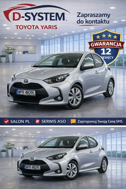2023 Yaris  Salon Polska 1Właściciel   SUPER STAN Gwarancja ASO PL Białystok - zdjęcie 8