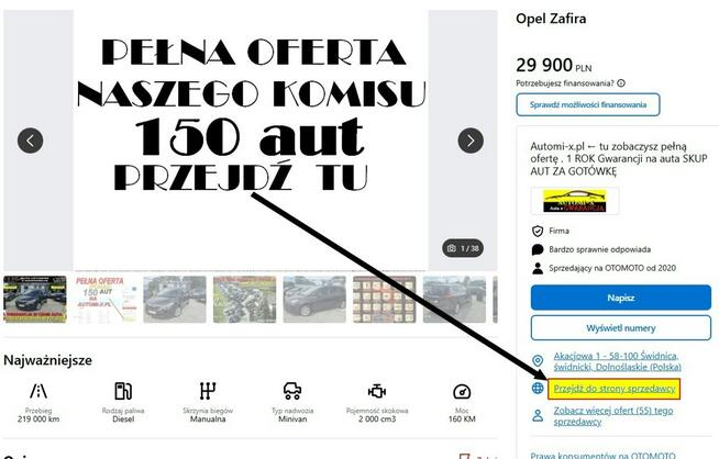 Fiat Doblo 1,3 D - Duża Paka - MAXI *Gwarancja* Zamiana *Automi-x.pl Świdnica - zdjęcie 2