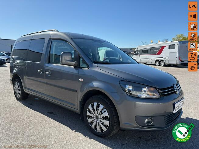 Volkswagen Caddy 2.0 MPI 109 KM  MAXI / 2015/7 osobowy NOWY GAZ LPG Gąsocin - zdjęcie 1