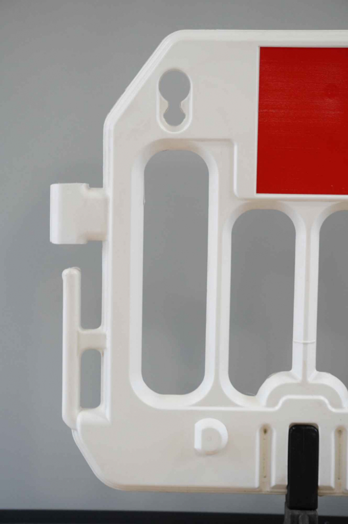 Barierka oddzielająca PCV biała U20A Bałuty - zdjęcie 5