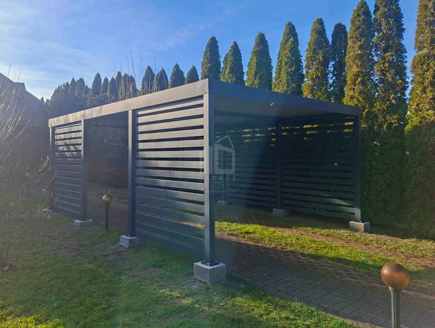 CarPort PREMIUM - wiata samochodowa 5x6 dodatkowa zabudowa ID1152 Kielce - zdjęcie 4